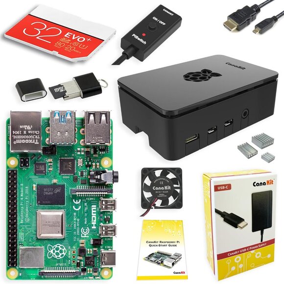 NEW CanaKit Raspberry Pi4 Starter Kit 4GB RAM 32GB Storage - Picture 3 of 6